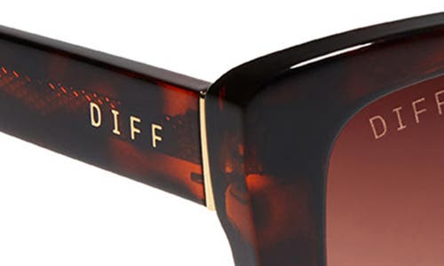 DIFF DIFF 54MM SQUARE SUNGLASSES 