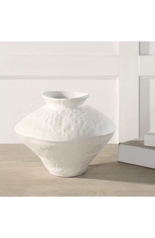 Renwil Mills Ceramic Stoneware Decorative Vase In White