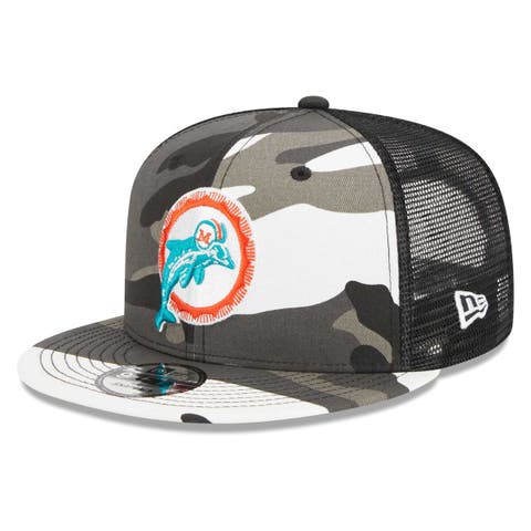 Men's New Era Camo Miami Dolphins 2022 NFL Training Camp Official Historic  Logo 39THIRTY Flex Hat