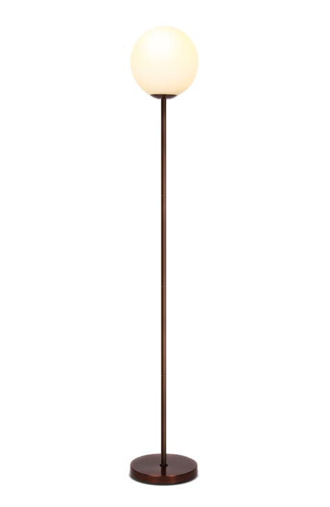 modern black floor lamp - facil