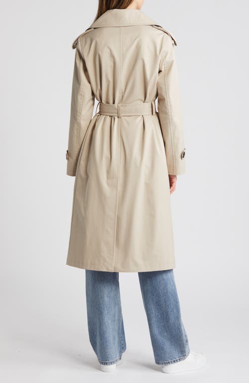 Shop Sam Edelman Belted Trench Coat In Oat