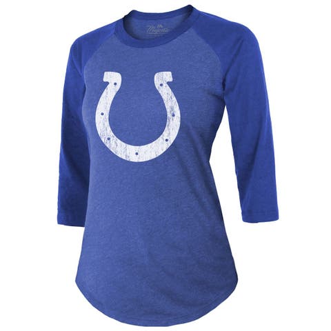 Los Angeles Rams Majestic Threads Women's Super Bowl LVI Champions Roaring  Success Tri-Blend 3/4 Sleeve Raglan T-Shirt - Heathered Royal