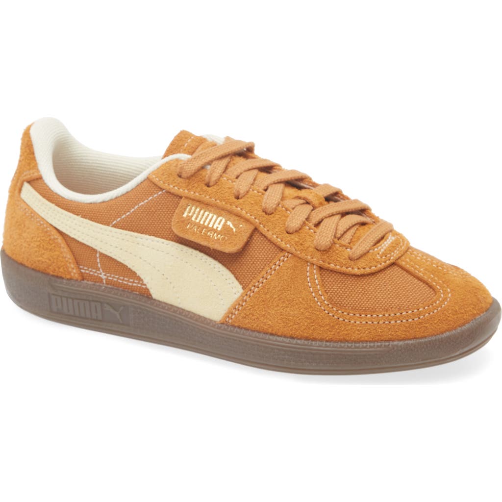 Puma Palermo Sneaker In Caramel Latte-vanilla-gum