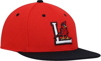 Men's Adidas Black Louisville Cardinals On-Field Baseball Fitted Hat