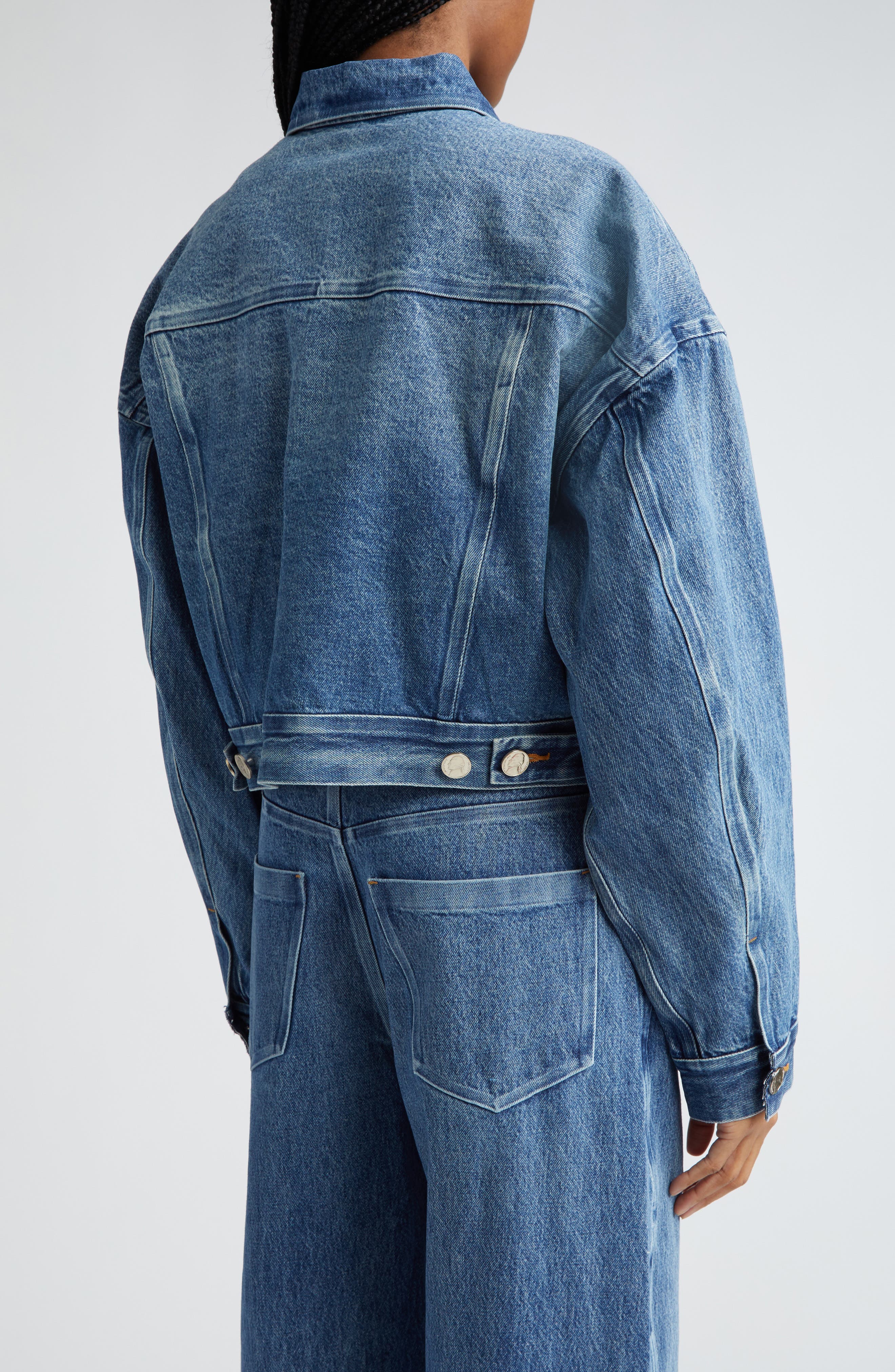 Alexander Wang Shrunken Trucker Jacket Jackets 600056449gry