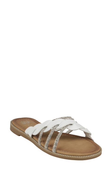 Jolie Embellished Slide Sandal (Women)