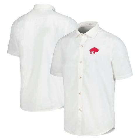 Men's Tommy Bahama White USC Trojans Castaway Game Camp Button-Up Shirt