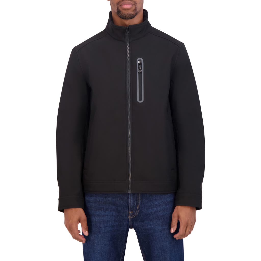 Nautica Softshell Bonded Jacket In Black