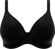 Elomi Womens Essentials Underwired Plunge Bikini Top, 40GG, Black 
