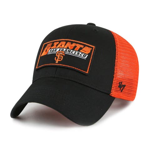 Men's Fanatics Branded Black/Orange San Francisco Giants Fundamental Two-Tone Fitted Hat