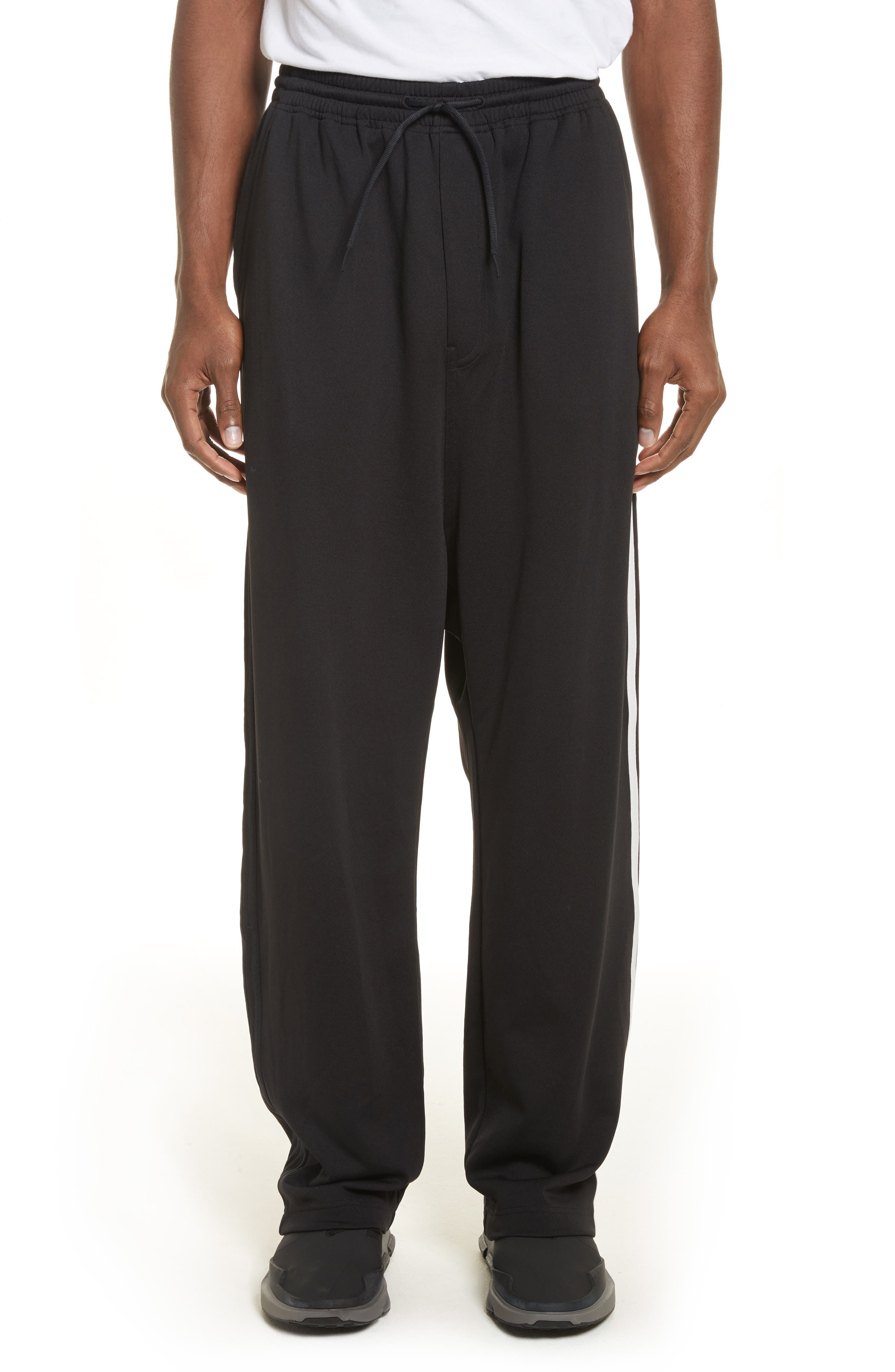 adidas wide leg track pants mens