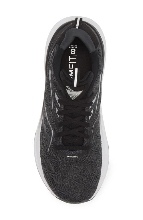 Saucony Echelon 9 Running Shoe In Black/white