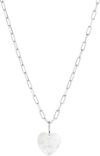 Maria Black Lovesick Mother-of-Pearl & Pearl Charm Necklace