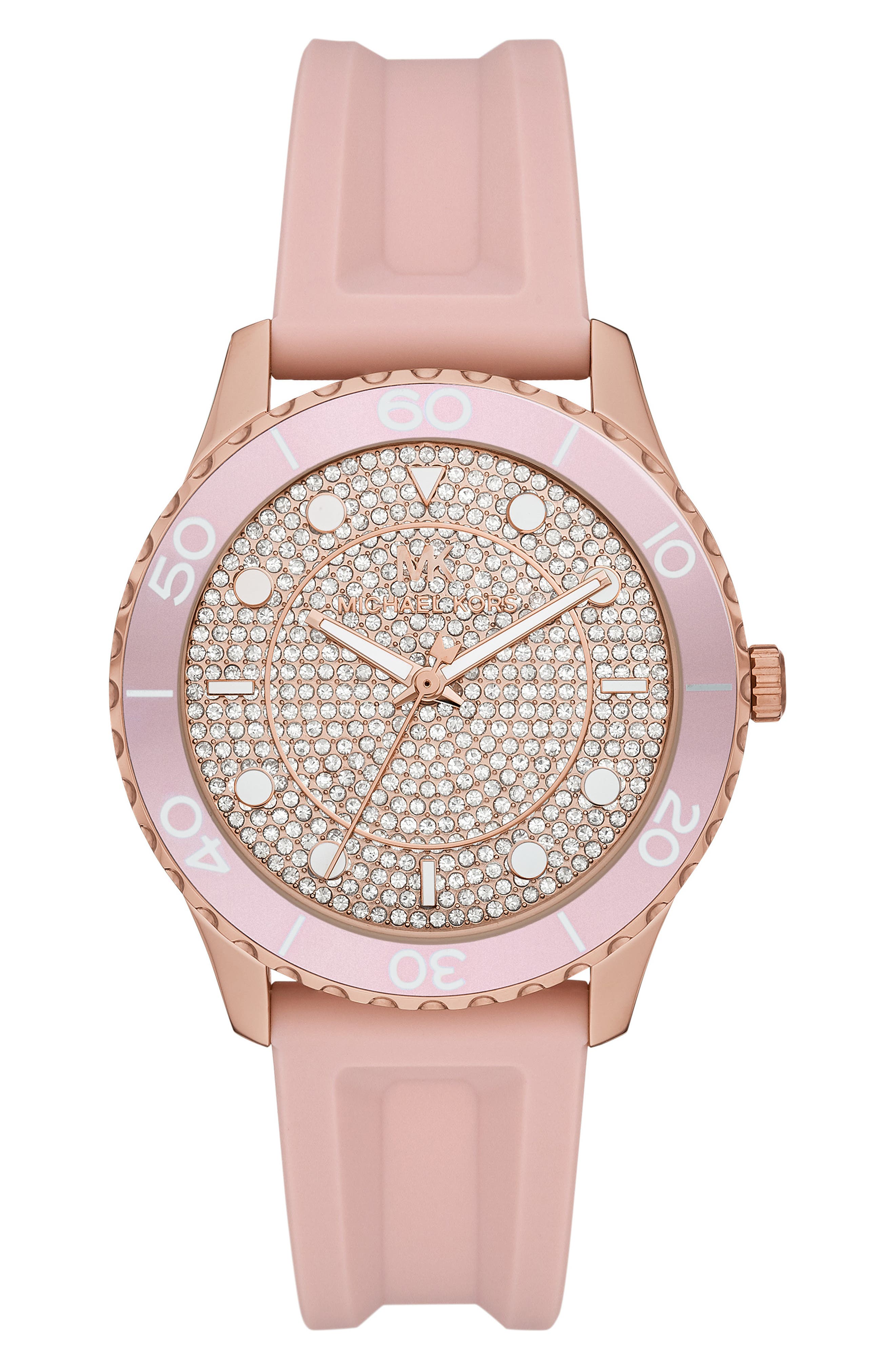 michael kors runway pave watch