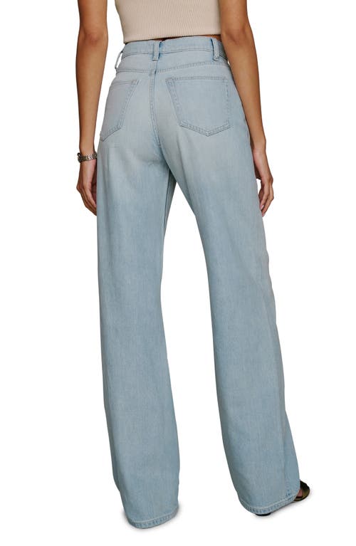 Shop Reformation Cary Slouchy Low Rise Wide Leg Jeans In Sheyenne