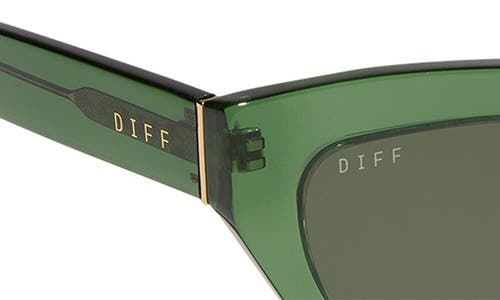 Diff Katarina 51mm Cat Eye Sunglasses In Sage Crystal/g15