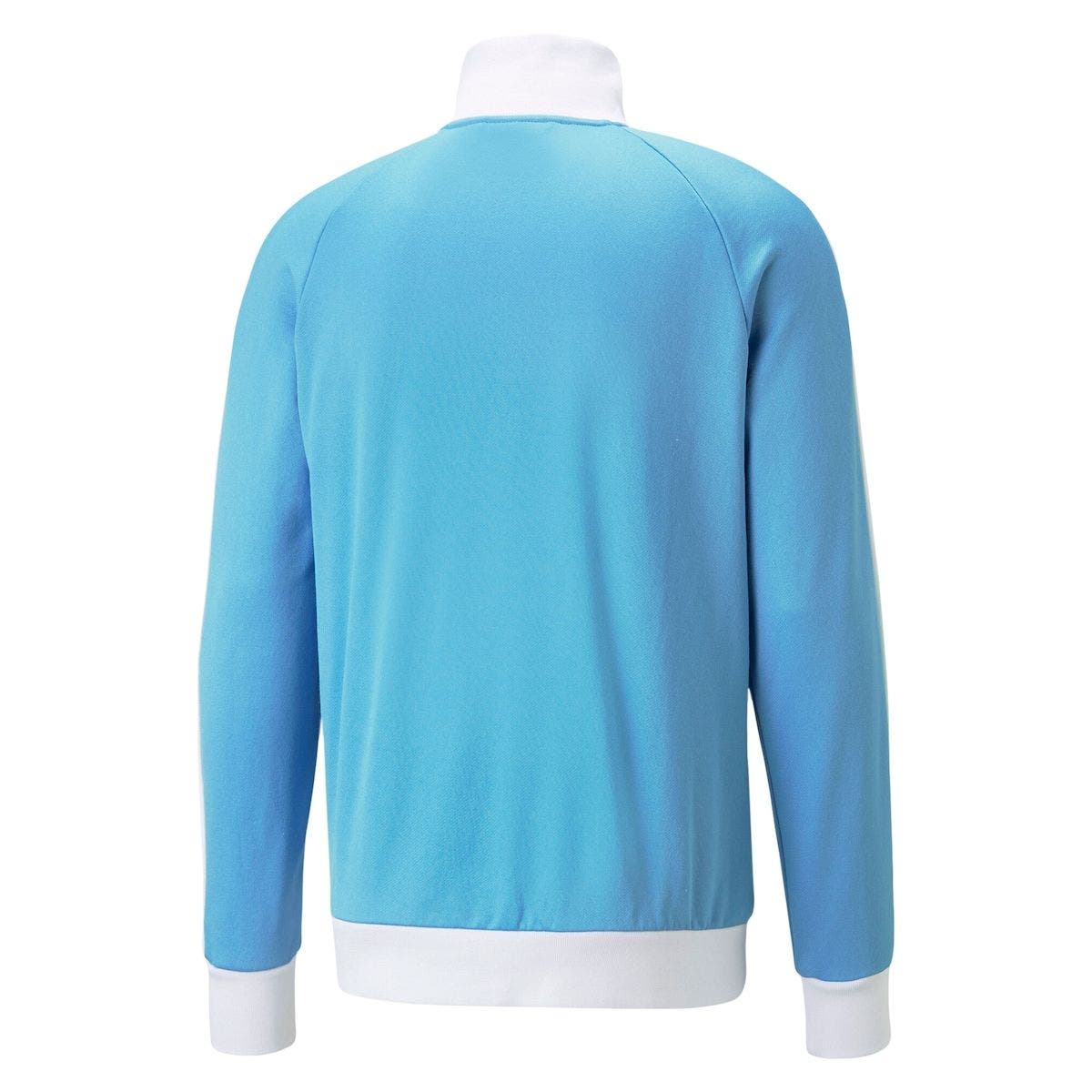 PUMA Men's Puma Sky Blue Manchester City ftblHeritage T7 Raglan FullZip Track Jacket Nordstrom