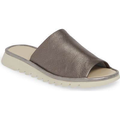 The Flexx Shore Thing Slide Sandal- Metallic