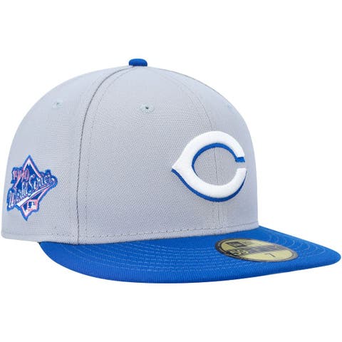 Cincinnati Reds New Era Chrome Team Classic 39THIRTY Flex Hat - Cream