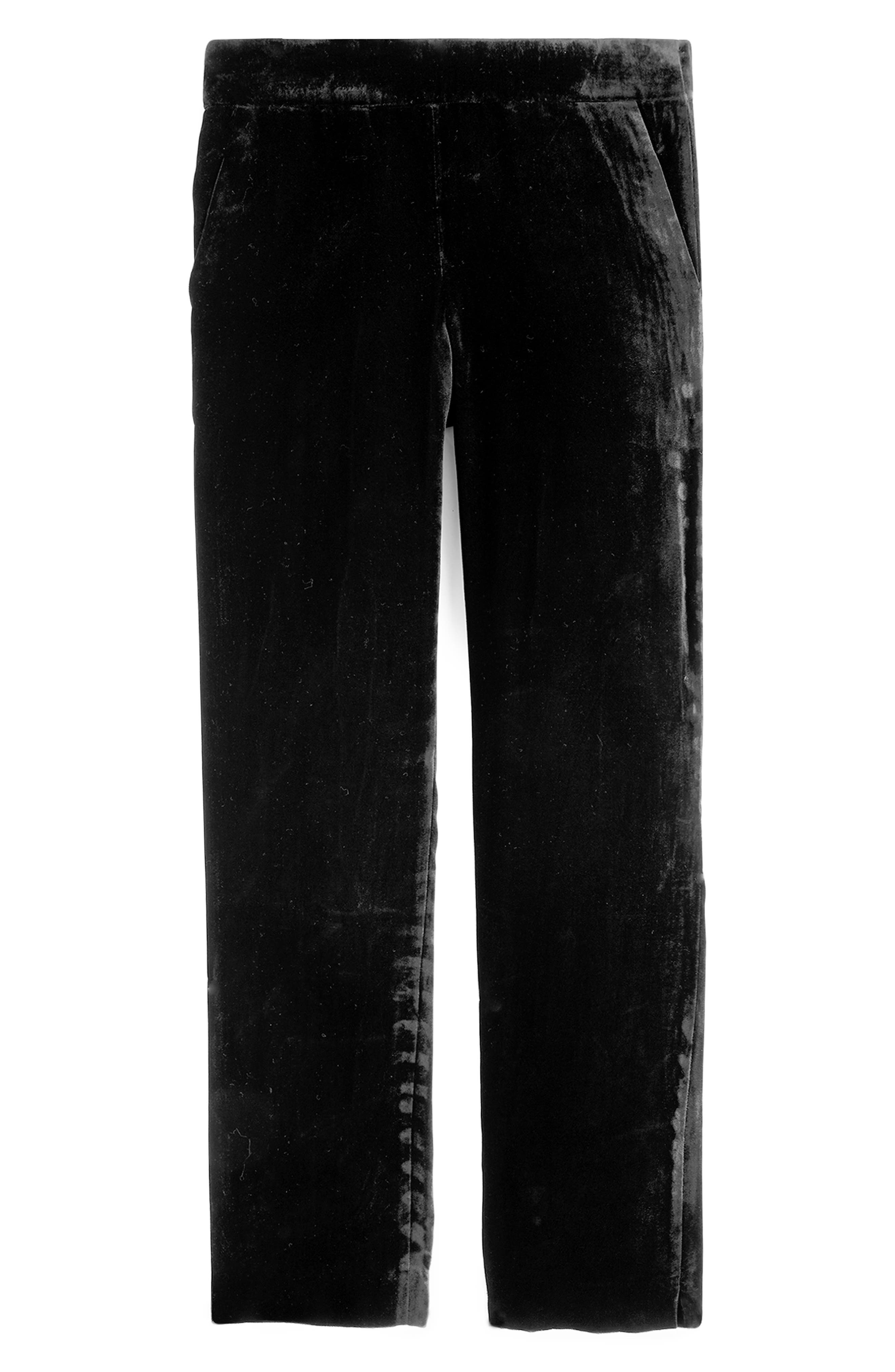 j crew velvet pull on pants