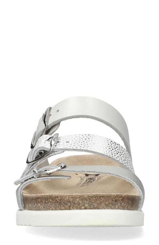 Shop Mephisto Hyacinta Sandal In Silver