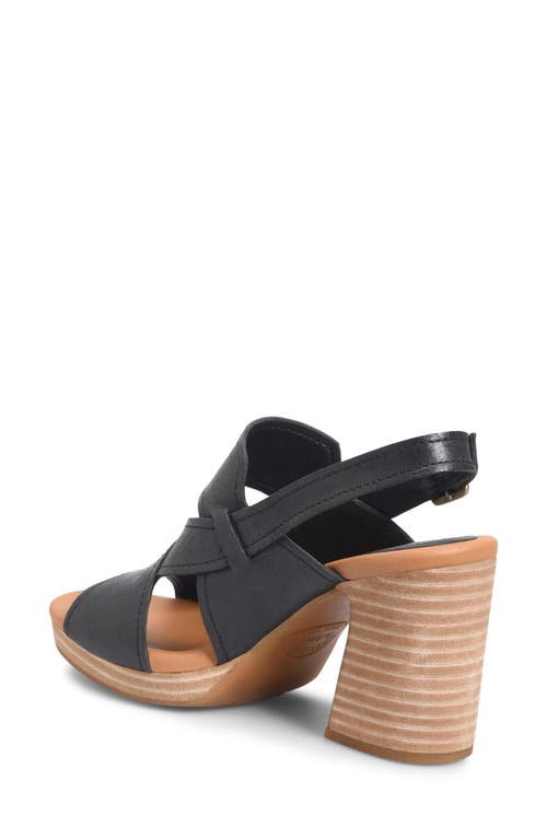 Shop Kork-ease ® Halley Slingback Sandal In Black F/g