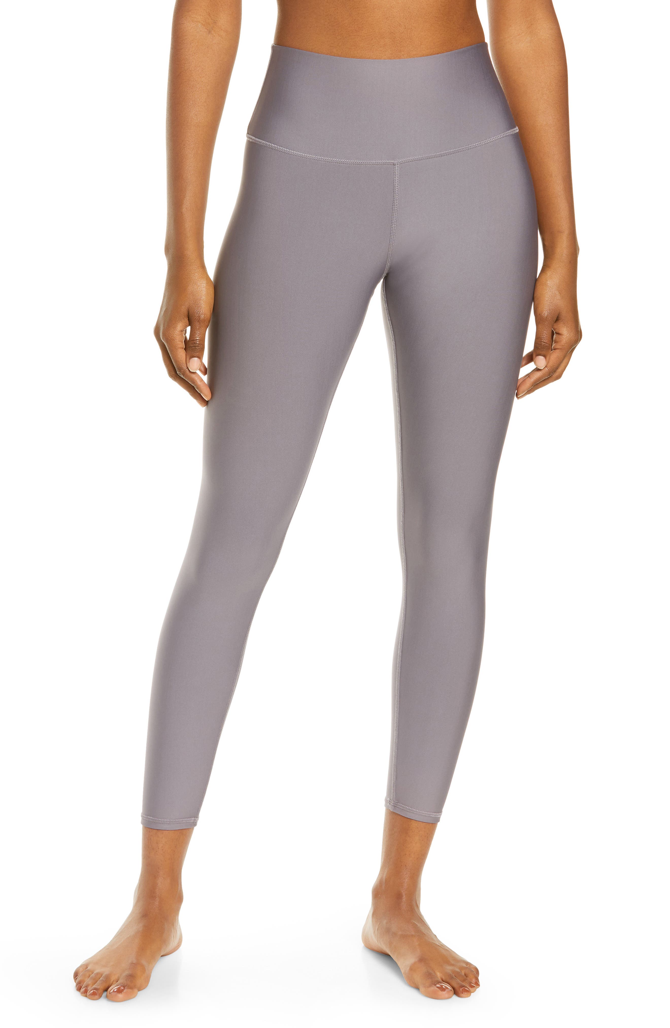 High-Waist Airlift Short in Pink Lavender by Alo Yoga - Work Well Daily