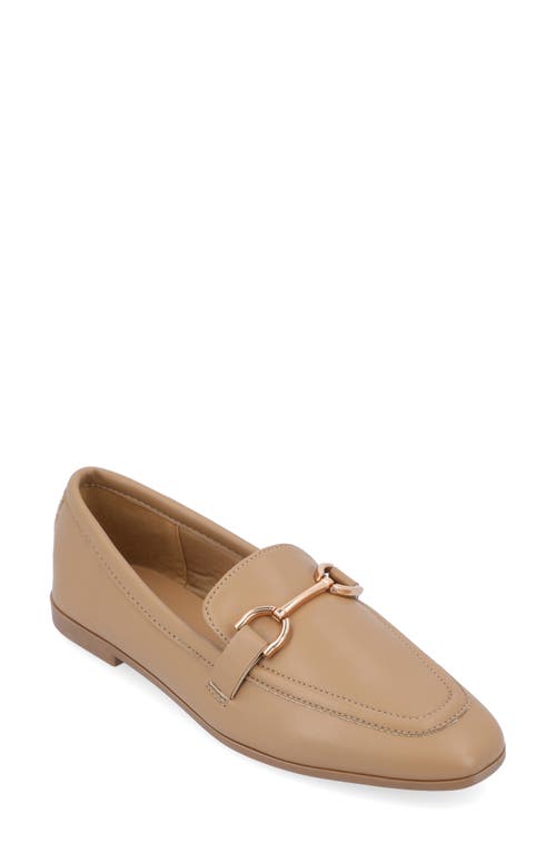Journee Collection Mizza Horsebit Flat In Mocha