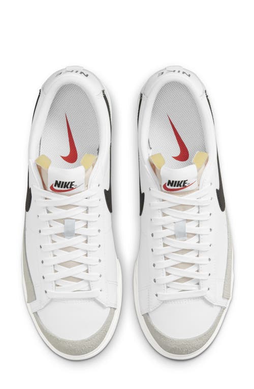 Shop Nike Blazer Low Platform Sneaker In White/black/sail