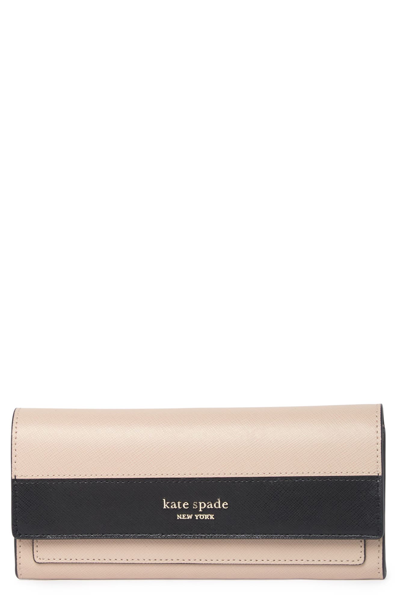 kate spade spencer slim flap wallet