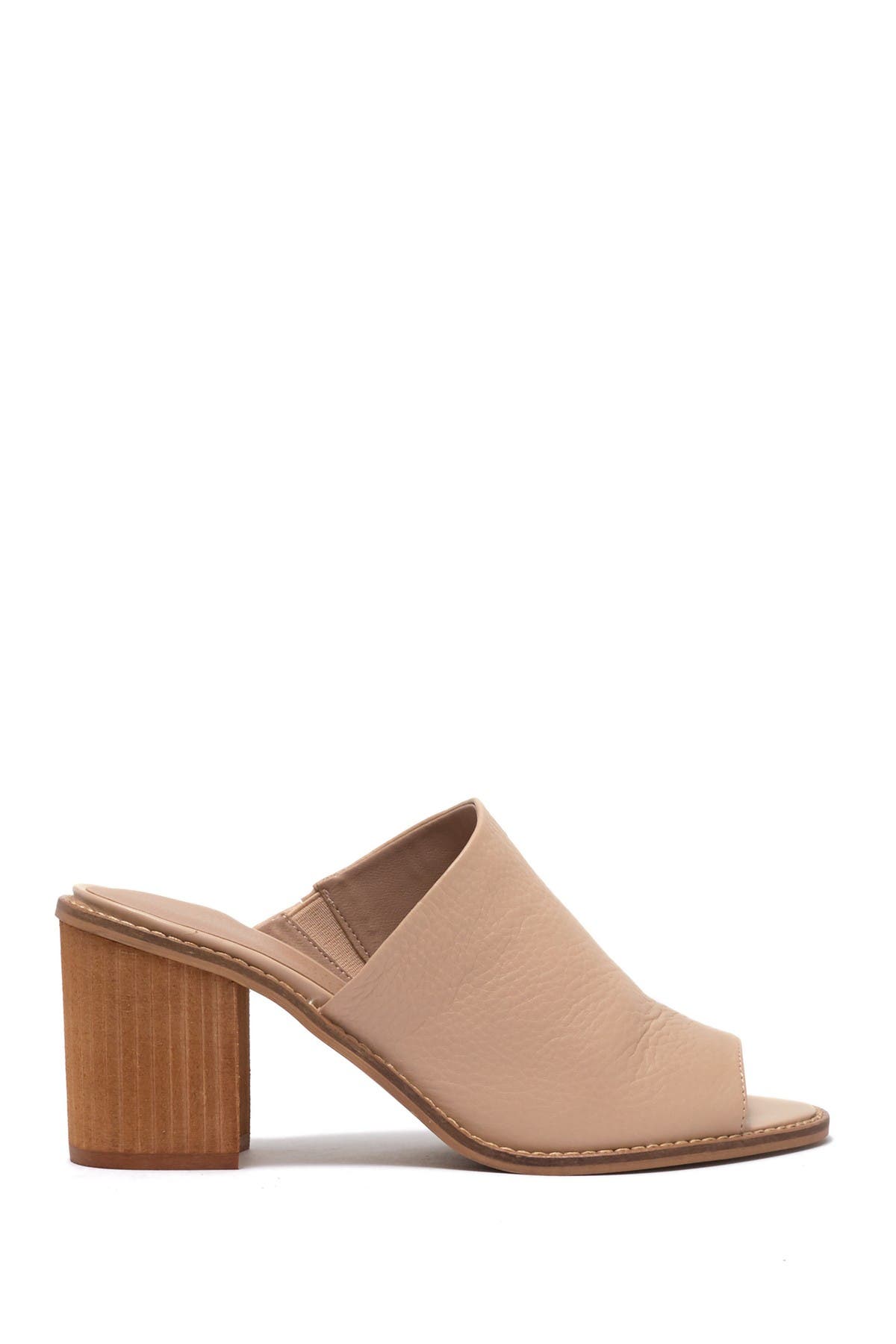 Carlin Leather Block Heel Mule 