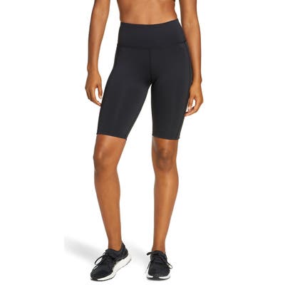 Adidas X Universal Standard 3-Stripes High Waist Shorts, Black