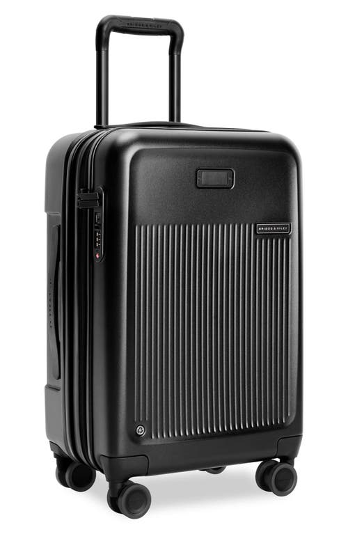 Shop Briggs & Riley Sympatico Essential 22-inch Expandable Spinner Carry-on In Black