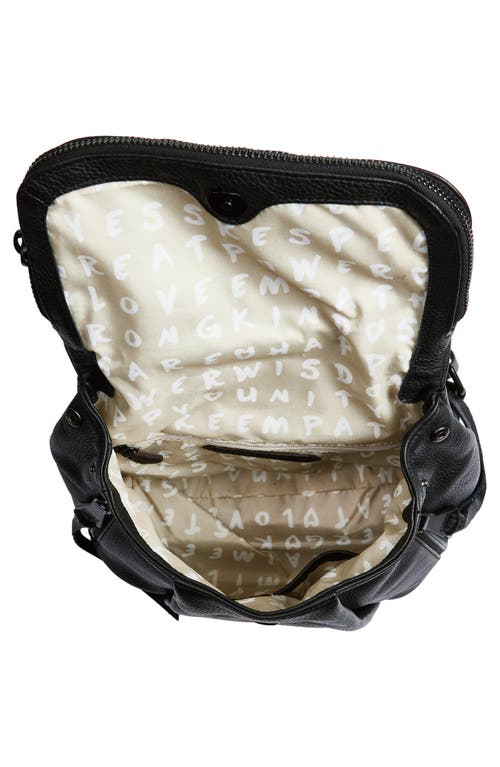 Aimee Kestenberg Horizon Convertible Leather Backpack In Black