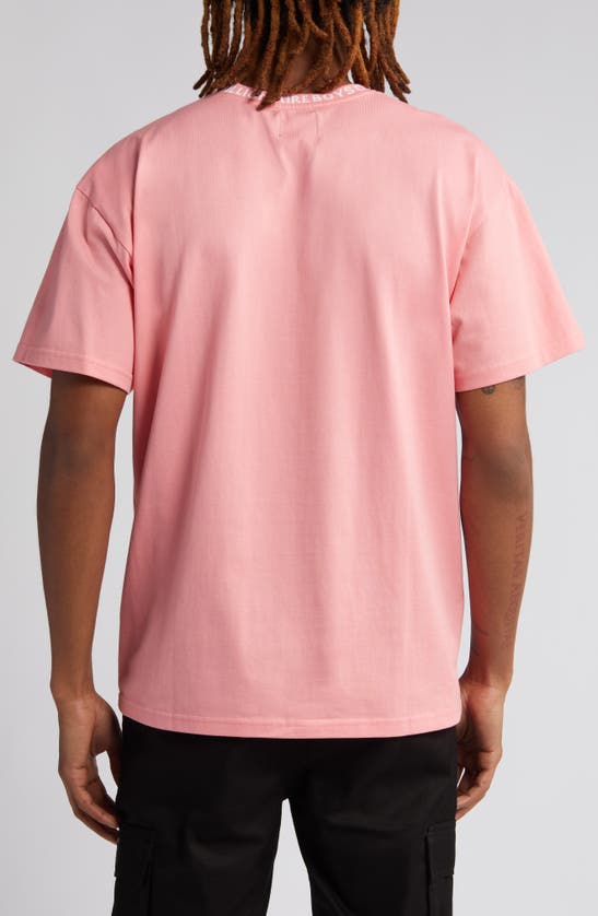 Shop Billionaire Boys Club Wrapped Crewneck T-shirt In Conch Shell