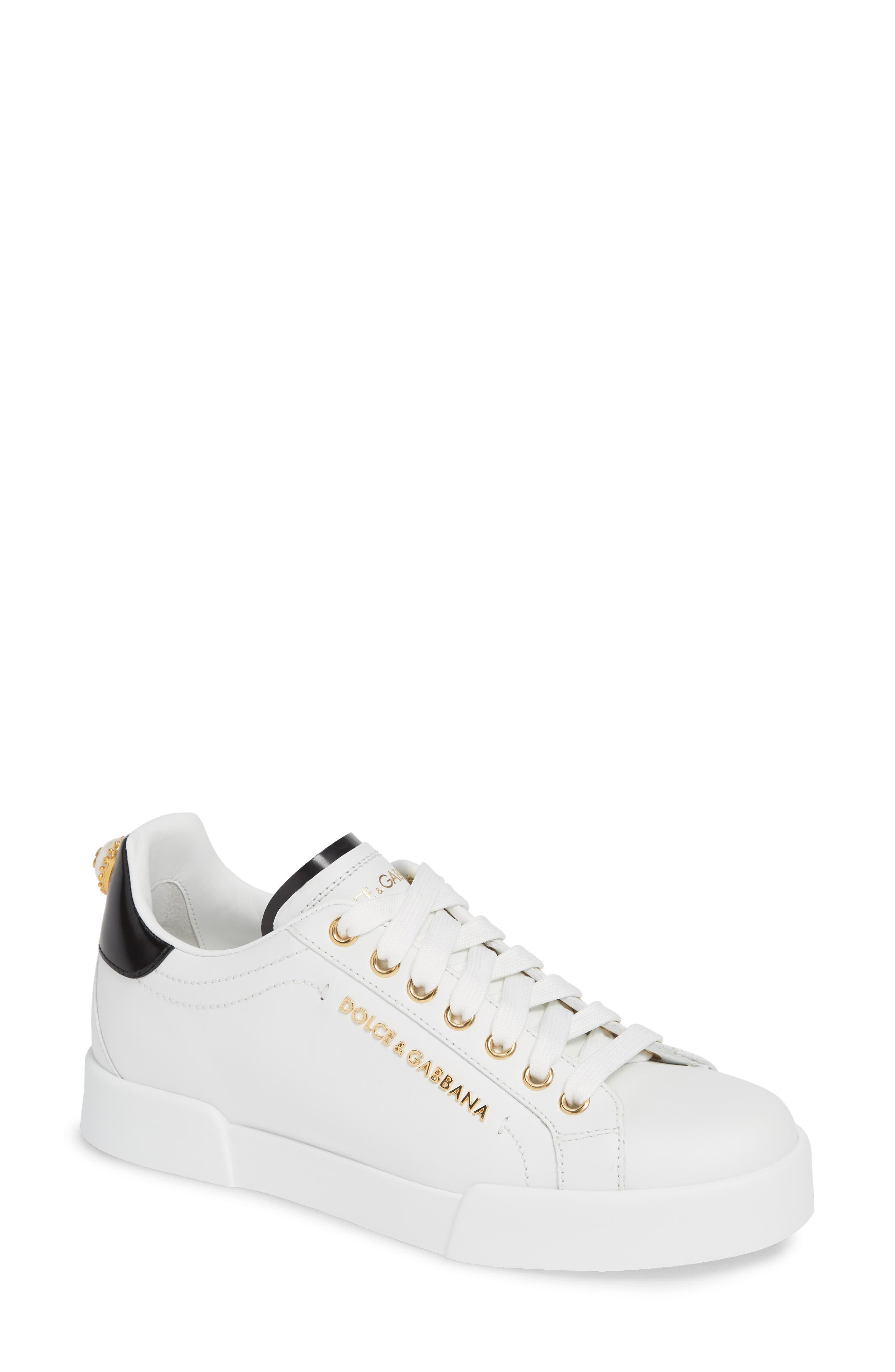 Dolce&Gabbana Portofino Embellished Sneaker (Women) Nordstrom