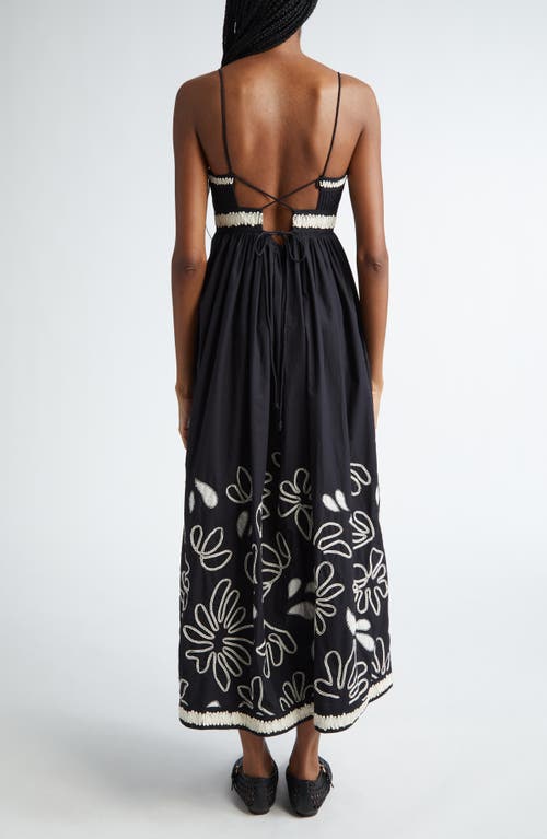 Shop Ulla Johnson Hollis Sleeveless Maxi Dress In Raven