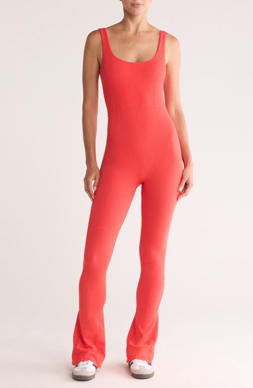 Fp Movement By Free People Rich Soul Flare Leg Jumpsuit In Bittersweet