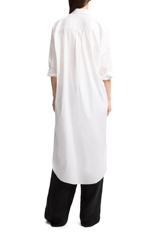 Theory Maxi Shirt Dress In White