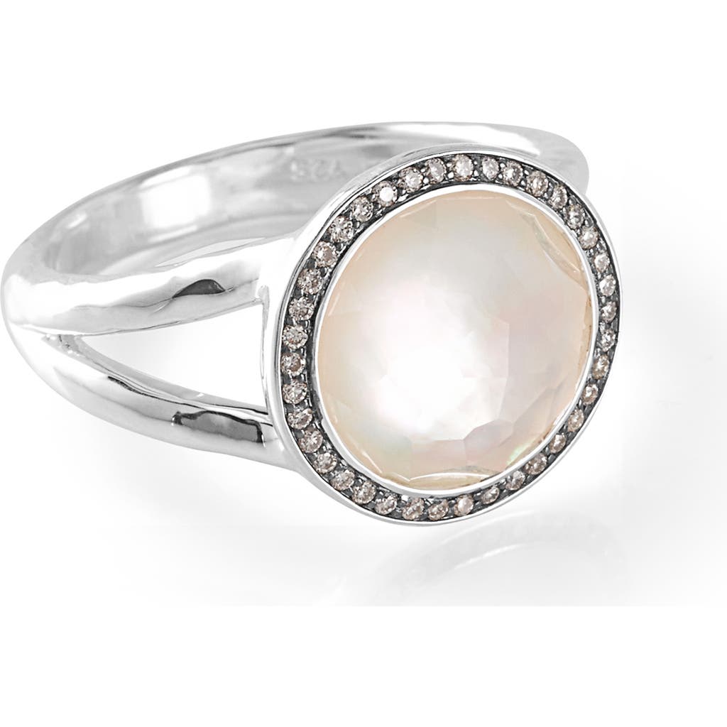 Ippolita Stella In Silver/mop/diamond