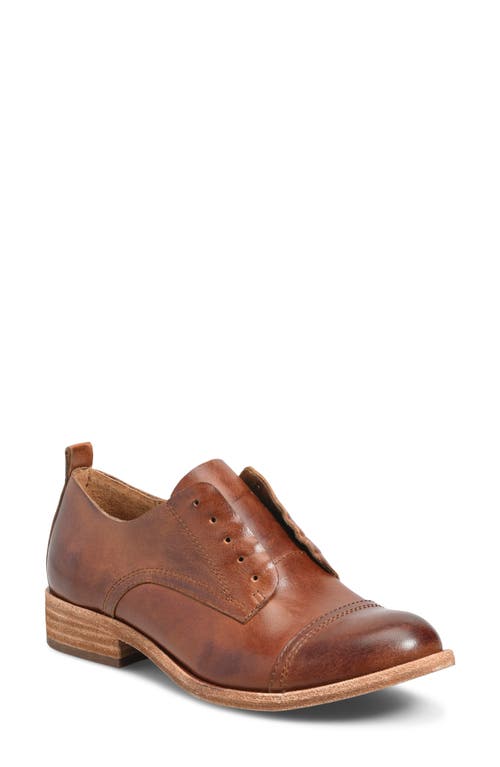 Shop Kork-ease ® Rori Cap Toe Derby In Tan Leather