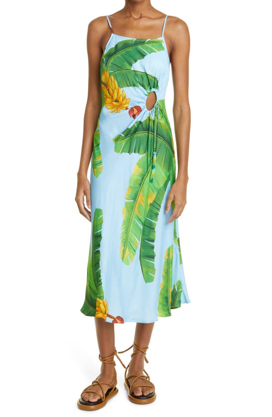 FARM RIO FRESH BANANAS SLIPDRESS