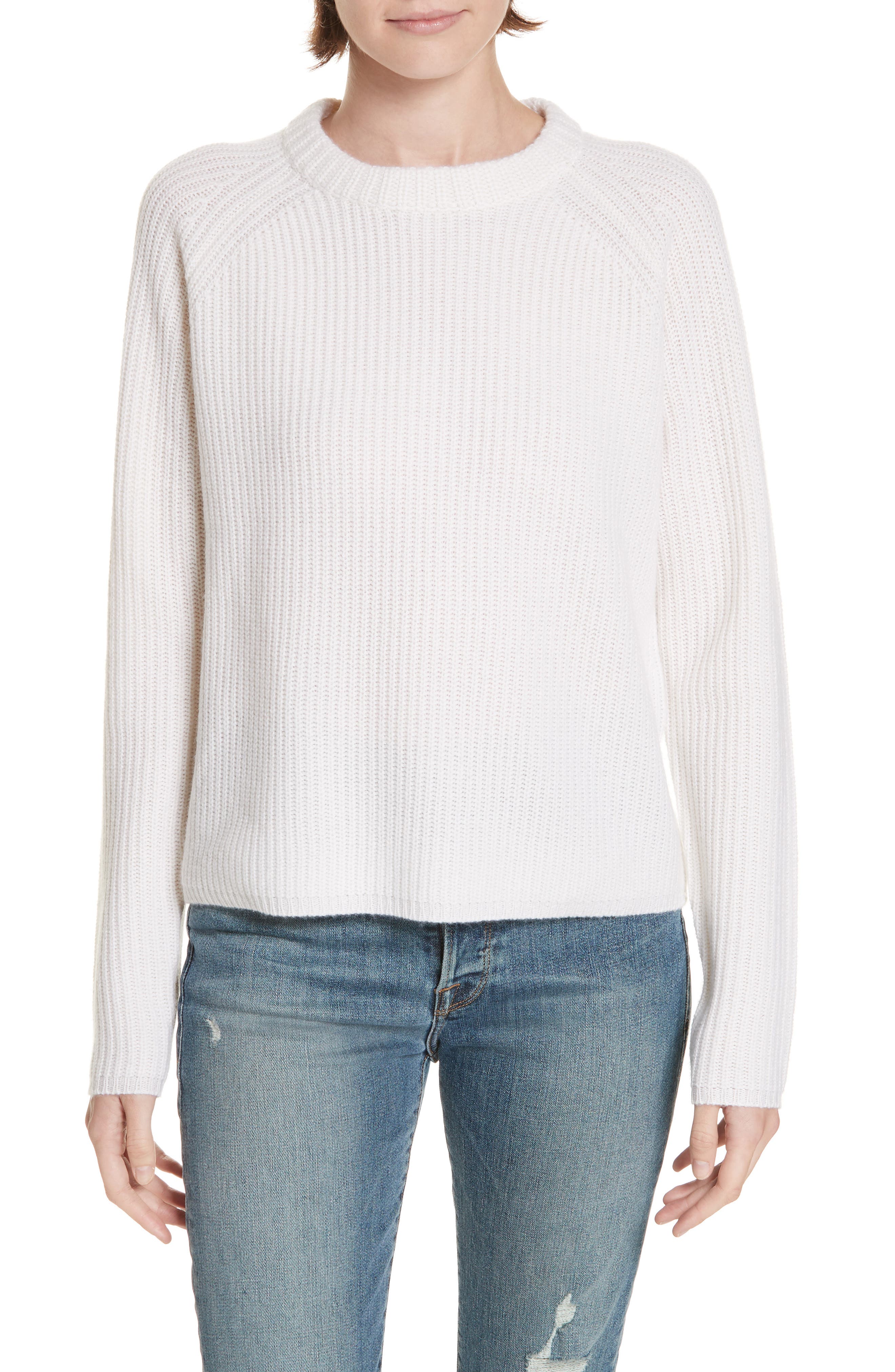 ivory fisherman sweater