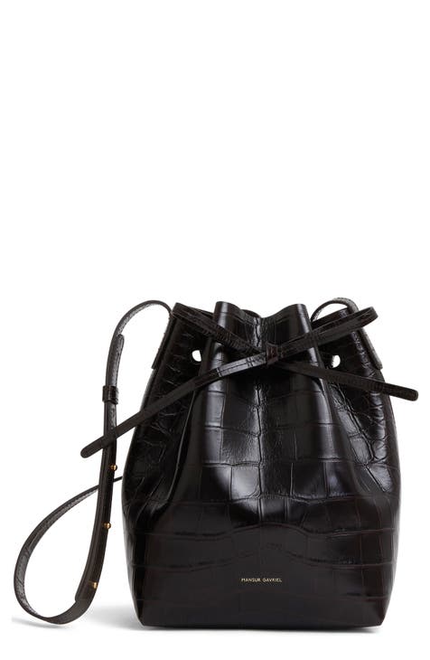 Mansur Gavriel Lady Bag Flamma in Black Calfskin Leather Pony-style  calfskin ref.920300 - Joli Closet