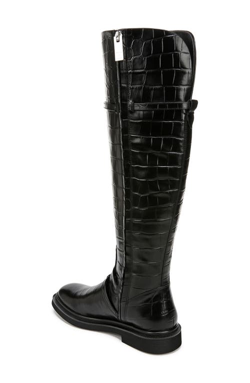 Shop Sarto By Franco Sarto Ainsley Knee High Boot In Black Croc Print