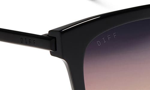 Shop Diff Bella 54mm Gradient Square Sunglasses In Black/twilight Gradient