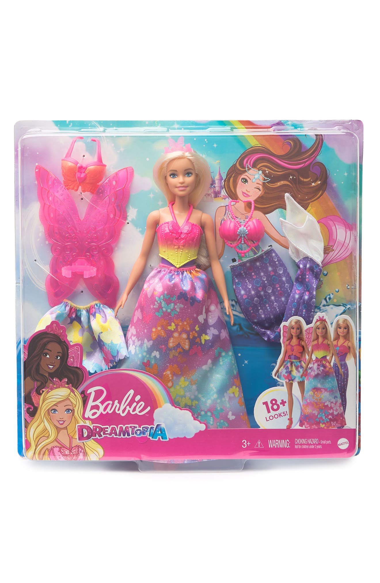 オープニング大セール】 Barbie ライトアップテール付きバービー人形の
