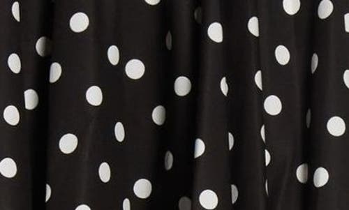 Shop Dolce & Gabbana Dolce&gabbana Polka Dot Cotton Circle Skirt In Hnzqw Pois Picc 0 8 F.nero