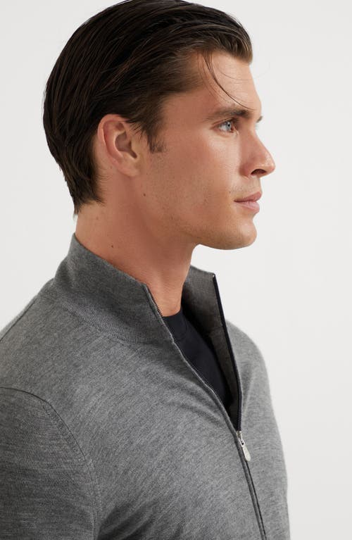 Shop Brunello Cucinelli Lightweight Cardigan In Dark Grey