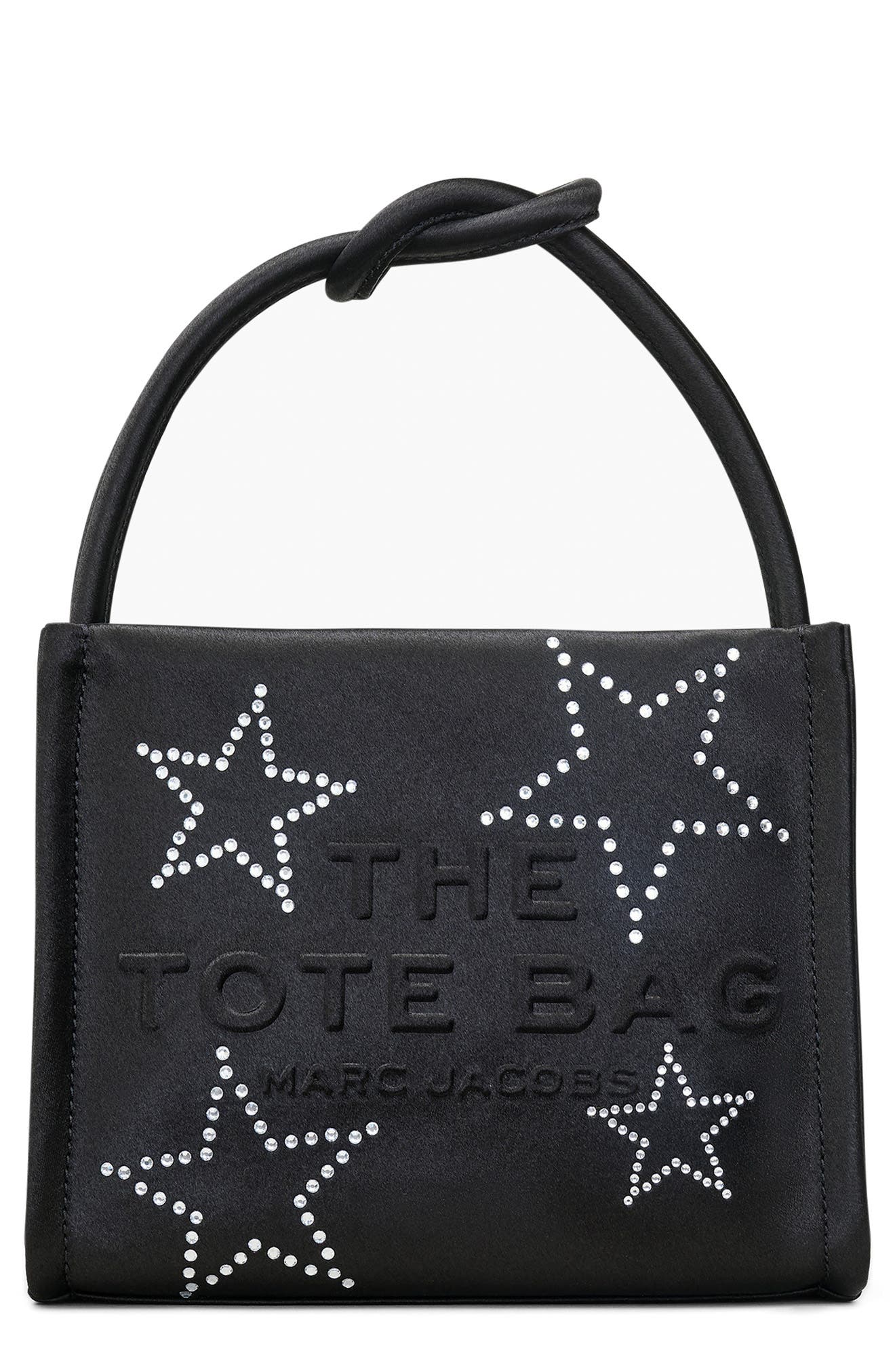 Marc Jacobs The Mini Satin Tote in Black 